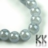 Imitation jade - plated balls - ∅ 8 mm