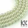 Imitation jade - plated balls - ∅ 8 mm