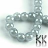 Imitation jade - plated balls - ∅ 8 mm