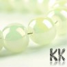 Imitation jade - plated balls - ∅ 8 mm