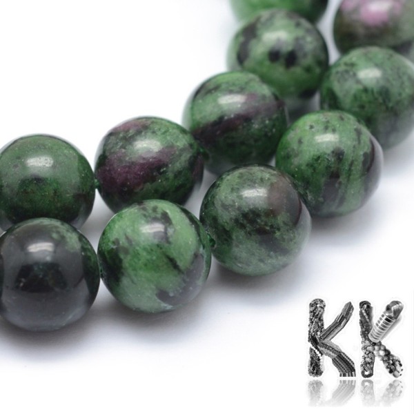 Natural ruby in zoisite - Ø 10 mm - balls