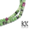 Natural ruby in zoisite cut - Ø 2 mm - balls