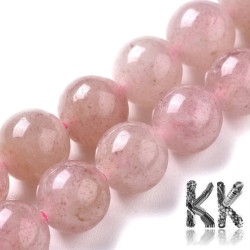 Natural strawberry quartz - Ø 8 mm - ball - quality AB