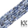 Tumbled round beads made of natural mineral kyanite with a diameter of 2 - 2.5 mm with a hole for a thread with a diameter of 0.5 mm. The beads are completely natural without any dye.
Country of origin Brazil
THE PRICE IS FOR 1 PCS.