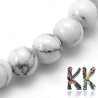 Synthetic howlite beads - ball - ∅ 8 mm