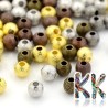 Brass beads with a shimmering surface with a diameter of 4 mm.
THE PRICE IS FOR 1 g. (Minimum amount 5 g). (1 g is about 11 pcs).
