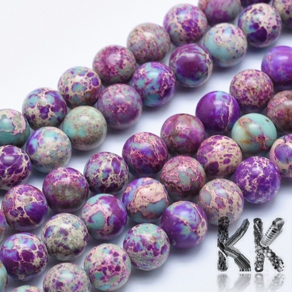 Natural regalite - ∅ 8 mm - colored balls