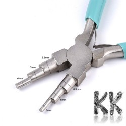 Knotting pliers - round for various diameters