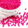 Chinese seed beads - opaque with baked surface - 12/0 - weight 1 g
