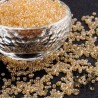 Chinese seed beads - transparent with pearlescent luster - 12/0 - weight 1 g