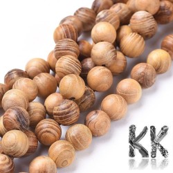 Chestnut beads - Ø 6 mm - ball