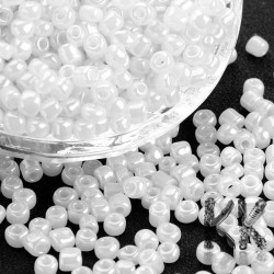 Chinese seed beads - 6/0 - Ceylon mix - weight 1g