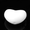Food silicone beads - heart - 16 x 19 x 10 mm