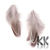Real undyed chicken feathers measuring 40 - 90 x 20 - 50 mm. Feathers are designed for the production of any decoration.
THE MENTIONED PRICE IS FOR 1 PIECE.