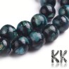 Synthetic bronze mixed with synthetic kyanite - Ø 8 - 8.5 mm - colored balls