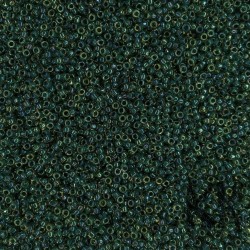 TOHO Round - 15/0 - průhledný s barevným průvlekem - váha 1 g