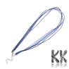 Organza necklace ribbon with carabiner - approx. 45 cm