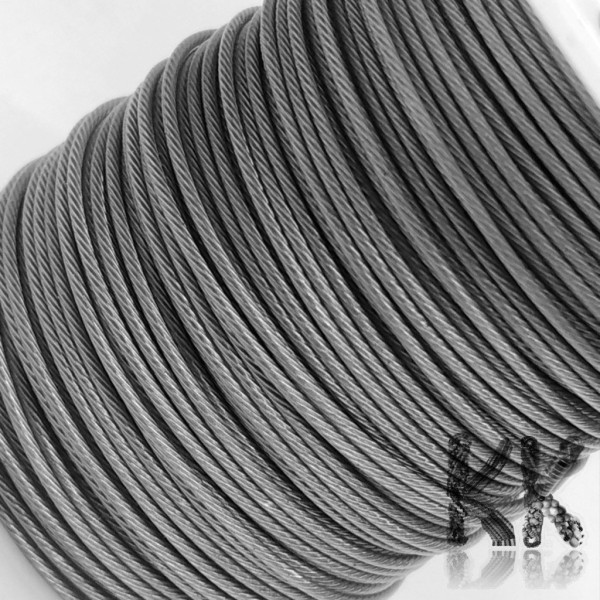 210 Stainless Steel Wire (Tiger Tail) - Ø 0.8 mm - length 25 m (approx. 60 g)