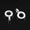 Zinc alloy bead with eye - ring - 2 x Ø 6 mm