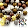 Brass beads with a shimmering surface with a diameter of 8 mm.
THE PRICE IS FOR 1 PCS.
