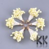 Cotton Tassel with Foam Flowers - 7-42 x 22- 32 mm, Hole: 1.5 mm