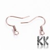 Earring hooks with a spring made of stainless (or surgical) steel with dimensions of 18 x 19 mm and a hole  with a diameter of 2 mm. The pin thickness is 0.7 mm and they are made of stainless steel type 316. The hooks are surface-plated to the appropriate color.
THE PRICE IS FOR 2 PCS (1 pair).