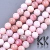 Natural Pink Opal - Round Beads - Ø 8-9 mm, Hole: 1 mm