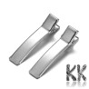 Classic iron hair clip with surface-colored coating, which can be used as a finished clip or as a semi-finished product for the production of a decorative clip. It is an alligator clip with an opening joint and jaws. The buckle has dimensions of 49 x 10 mm.
THE PRICE IS FOR 1 PCS.