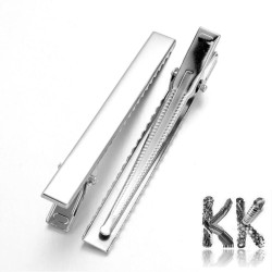 Iron hair clip - alligator type - 77 x 9 mm