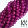 Synthetic Turquoise - Dyed Round Beads - Ø 8 mm, Hole: 1 mm