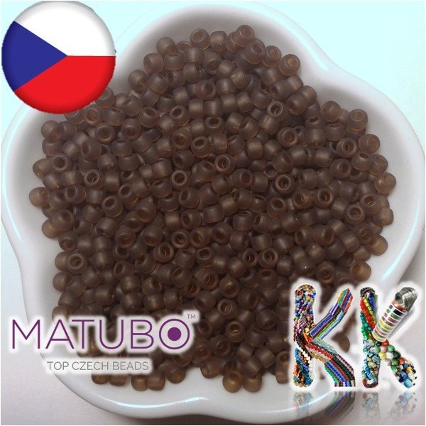 MATUBO seed beads ™ - matt transparent - 7/0 - ∅ 3.5 mm