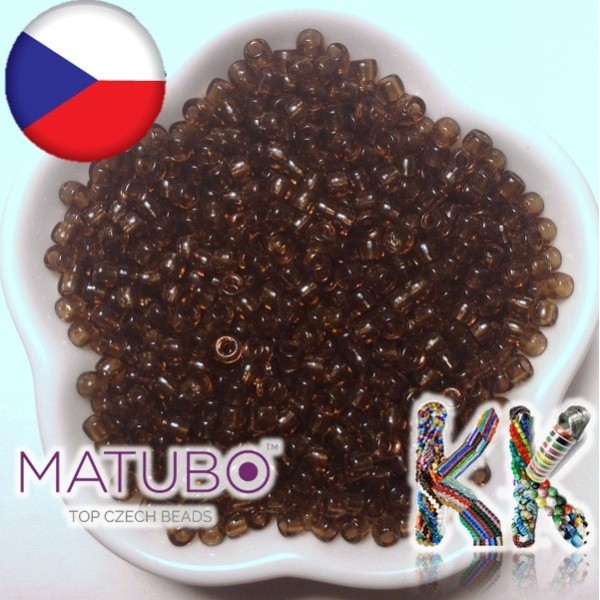Seed beads MATUBO ™ - transparent - 7/0 - ∅ 3.5 mm