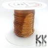 German Copper Wire - 1x Lacquered PU - Ø 0.6 mm - Length 20 m (approx. 60 g)