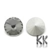 Glass Round Chaton/Rhinestone - Back Plating - Ø 14 x 7 mm