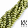 Natural Taiwan Jade - Round Beads - Ø 6-7 mm, Hole: 0.8 mm