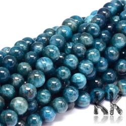 Přírodní apatit – 10mm – Kuličky – Průvlek: 1mm – Množství: 1 kus