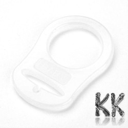 Food Grade Silicone Baby Pacifier Holder Ring -  48 x 32 x 3 mm, Hole: 22 mm