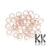 Aluminum Wire Open Jump Rings - Ø 6 x 0.8 mm - Package of approx. 10 g