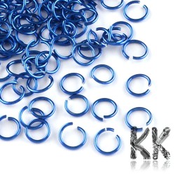 Lakované hliníkové spojovací kroužky - Ø 10 x 1 mm - balení 10 g (cca 160 ks)