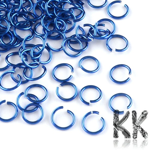 Aluminum Wire Open Jump Rings - Ø 10 x 1 mm - Package of approx. 10 g