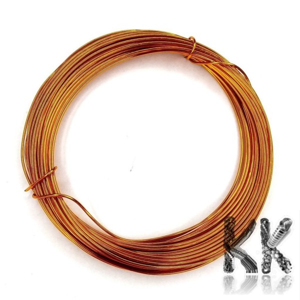 Varnished Aluminum Colored Wire - Ø 1 mm - coil 10 m