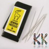 Classic iron bead needles of size 9 in platinum color in a more advantageous package of 25 pieces.THE PRICE IS FOR 1 PCS.