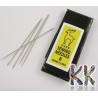 Classic iron bead needles of size 8 in platinum color in a more advantageous package of 25 pieces.THE PRICE IS FOR 1 PCS.