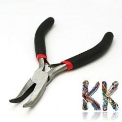 Knotting pliers - semicircular curved