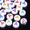 Beads with letters made of acrylic material with a diameter of 7 mm, a height of 4 mm and a hole for a thread with a diameter of 1.2 mm. The beads have the shape of lentils, white color and the letters on them are in a mix of colors.
The item is offered for sale in a random mix of colors. If you prefer specific color, please write it in a note and if possible, we will try to accommodate you. When buying more than 10 pieces from one letter, however, we do not allow the choice of color due to time constraints.
THE PRICE IS FOR 1 PCS.
