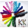 Cord made of braided colored nylon fibers with a diameter of 2 mm and a total length of about 12 m. Very suitable for the production of shambal bracelets.
THE PRICE IS FOR 1 PC (FULL 12 M).