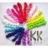 Cord made of braided colored nylon fibers with a diameter of 1 mm and a total length of about 24 m. Very suitable for the production of shambal bracelets.
THE PRICE IS FOR 1 PCS (FULL 24 M).