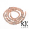 Natural Sunstone - Faceted Round Beads - Ø 2-3 mm, Hole: 0.5 mm