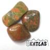 Natural tumbled stone made of the mineral unakite, not drilled without a hole with dimensions of 28 - 42 x 18 - 26 mm, which can be further modified or incorporated into jewelry or donated as a stone for good luck.
Country of origin: Afrika
WARNING: The stones are irregular in shape and may contain scratches, grooves, grooves and small chips, which underline the absolutely natural origin of the mineral.
THE PRICE IS FOR 1 PCS.