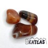 Natural Red Agate - Dyed Undrilled Stone - 13 - 32 x 11 - 18 mm